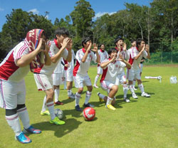 フットサル&サッカー合宿大会&nbsp;オーシャンスパ&nbsp;九十九里&nbsp;太陽の里&nbsp;広大な天然芝グランドで、のびのびプレー!!思う存分サッカーが楽しめます